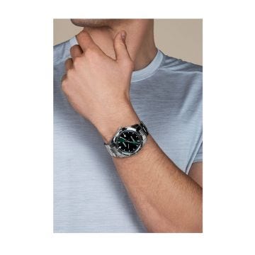 HyperChrome 44.9mm Green Dial Quartz Stainless Steel Watch