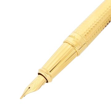 Line D Eternity Gold Aluminium Large Fountain Pen