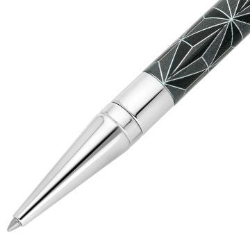 Fire x D- Inital Black Chrome Brass Pen