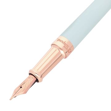 Liberte Fountain Pen Duo White Gold Fountain Pen