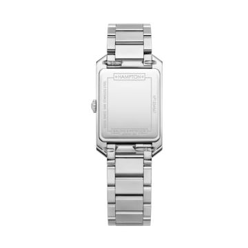 Baume & Mercier Hampton 35mm White Dial Quartz Stainless Steel Bracelet Watch BM0A10473