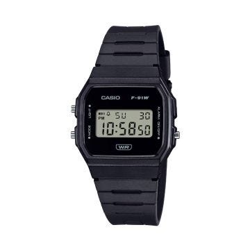 Digital 38.2x35.2mm Black Dial Bio-Based Resin Strap Watch