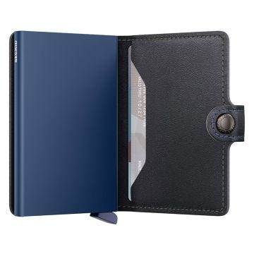 Photo of the Secrid Miniwallet Original Black Navy | RFID-Blocking Compact Wallet – M-Black-Navy