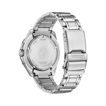 Product photo of the Citizen Promaster Diver 44mm, Green Dial, Stainless Steel, Eco-Drive Watch BN0199-53X