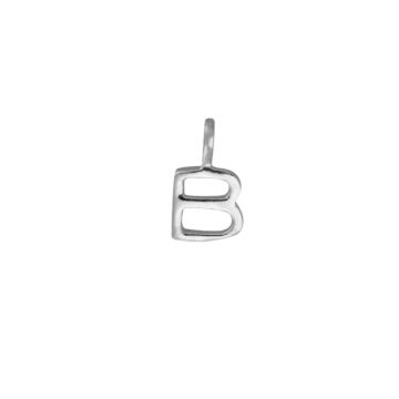 Juvi Silver Initial B Charm