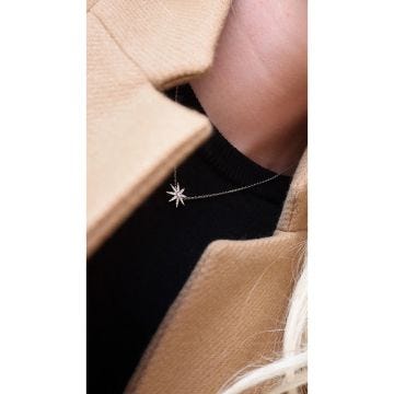 Carat London Atrias White Gold Plated Necklace