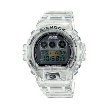 40th Anniversary Clear Remix, G-Shock Collection, 53.2mm, Transparent Resin, Digital Quartz, Black Dial Watch