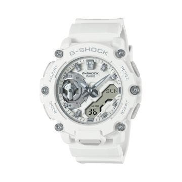 G-Shock Collection, 48.3 mm, White Resin Strap, Digital Quartz, White Dial Watch