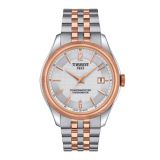 Ballade Powermatic 80 41mm, Silver Dial, Automatic Movement, Stainless Steel and Rose Gold PVD Watch