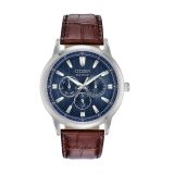 Gents Citizen Eco Drive Corso Stainless Steel Strap Watch