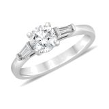 Weir Collection Platinum .70ct Diamond Ring