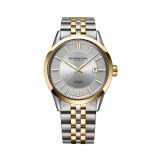 Freelancer Date 42mm, Silver Dial, Automatic Movement, Stainless Steel Yellow PVD Plated Case, Two-Tone Yellow Gold Bracelet Watch