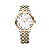 Raymont Weil 39mm Toccata Steel & Yellow Quartz Bracelet Watch