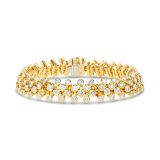 Weir Collection 18k Gold Diamond Bracelet