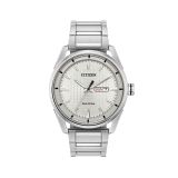 Photo of the Citizen Drive CTO 42mm, White Dial, Stainless Steel Eco-Drive Watch AW0080-57A