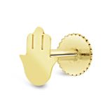 9k Hand of Fatima Earring