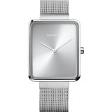 Bering 33mm stainless steel quartz watch