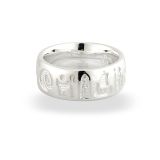 History of Ireland Sterling Silver Ring