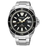 Seiko King Samurai, Prospex Sea Diver 42mm, Black Dial, Automatic Movement, Stainless Steel Case, Stainless Steel Bracelet Watch srpe35k1