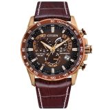 Citizen Perpetual Chronograph A-T 43mm Stainless Steel Eco-Drive Watch.