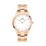 Iconic Link 40mm White Dial Rose Gold Plated Watch