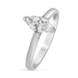 McDowells Collection Platinum Marquise Cut 0.70ct Diamond Ring