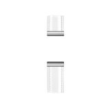 Antares White Lacquered Leather Strap