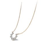 Mikimoto Akoya Pearl Horseshoe Pendant