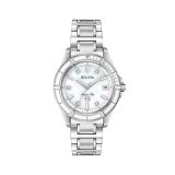 Bulova Marine Star Diamond Watch, 34 mm, Quartz, Steel