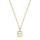 Juvi Yellow Gold B Initial Charm