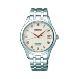 Seiko Presage 34.3mm Stainless Steel Automatic Watch Cream Dial
