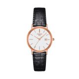 Tissot Goldrun 18k rosegold 29mm quartz watch.