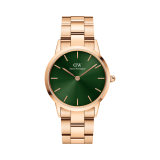 Iconic Link 36mm Emerald Dial Quartz Gold Plated Watch