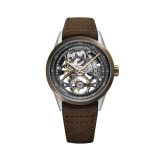 Freelancer Skeleton 42mm Stainless Steel and Bronze Automatic Watch.