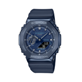 G-SHOCK Octagonal Metal Bezel Blue Resin Strap Watch