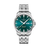 DS Action Day-Date 41mm Green Dial Automatic Stainless Steel Bracelet Watch