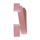 Herbelin Antares Pastel Pink Double Leather Strap