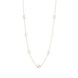 N9ne 9k Gold Giants Causeway 7 Pebble 60cm Necklace