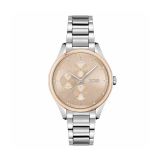 Grand Course Ladies 36mm Pink Dial Quartz Stainless Steel Watch