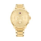 Scarlett Ladies 38mm Champagne Dial Quartz Gold Plated Stainless Steel Bracelet Watch