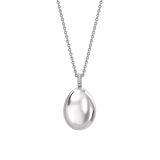 Faberge Essence 18k White Gold Egg Pendant