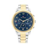 Isabel Ladies 34mm, Blue Dial Quartz Two-Tone Stainless Steel Watch