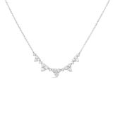 18K White Gold & Diamond Necklet