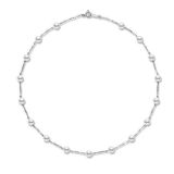 Mikimoto 18k White Gold 5.5mm White Akoya Pearl Necklace