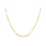 Weir Collection 9K Yellow Gold Fretter and Knot Chain