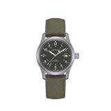 Khaki Field 38mm, Green Dial, Mechanical Movement, Stainless Stee Case, Green Canvas Strap Watch