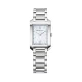 Baume et Mercier Hampton 10474, 35 x 22mm, Mother of Pearl Dial, Quartz Movement, Steel Bracelet Watch BM0A10474