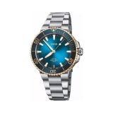 Aquis Date Calibre 400 41.5mm Blue Dial Automatic Movement Stainless Steel Case Stainless Steel Bracelet Watch