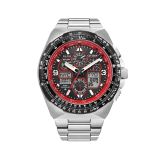 Photo of the Citizen Red Arrows Limited Edition Skyhawk A.T 46mm, Black Dial, Stainless Steel, Eco-Drive Watch jy8126-51E