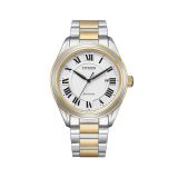 Photo of the Citizen Arezzo 40mm, White Dial, Stainless Steel & Gold PVD, Eco-Drive Watch AW1694-50A
